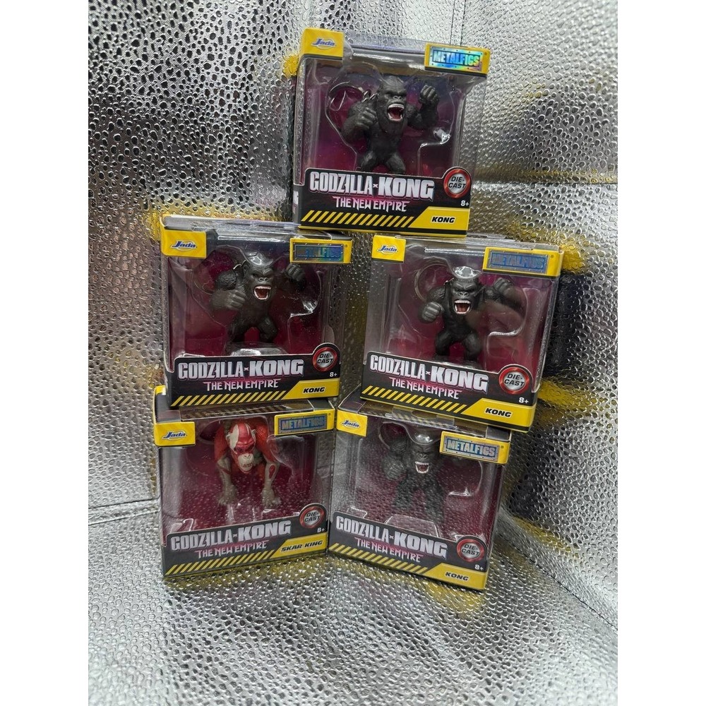 Jada Lot Of 5 Godzilla X Kong The New Empire - KONG 2.5" Die-cast Figure NEW